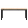 banc Naturel 110 x 35 x 45 cm Bois de pin massif 535686535686