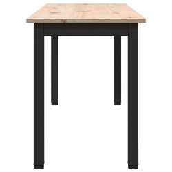 banc Naturel 110 x 35 x 45 cm Bois de pin massif 535686535686