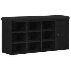 Banc de rangement Chêne noir 102 x 32 x 50 cm Bois d'ingénierie 535690535690