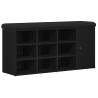 Banc de rangement Chêne noir 102 x 32 x 50 cm Bois d'ingénierie 535690535690