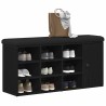 Banc de rangement Chêne noir 102 x 32 x 50 cm Bois d'ingénierie 535690535690