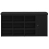 Banc de rangement Chêne noir 102 x 32 x 50 cm Bois d'ingénierie 535690535690