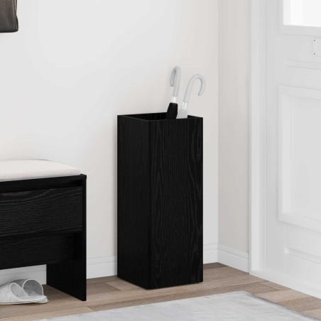 Porte-parapluie Chêne noir 25 x 24,5 x 64 cm Bois d'ingénierie 535691535691