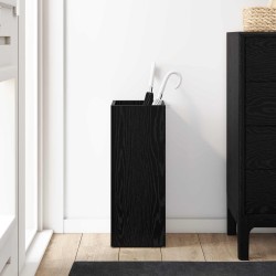 Porte-parapluie Chêne noir 25 x 24,5 x 64 cm Bois d'ingénierie 535691535691
