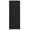 Porte-parapluie Chêne noir 25 x 24,5 x 64 cm Bois d'ingénierie 535691535691