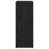 Porte-parapluie Chêne noir 25 x 24,5 x 64 cm Bois d'ingénierie 535691535691