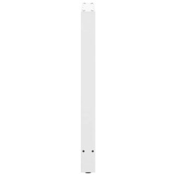 Pieds de table de bar Blanc 2 pièces 60 x (90-91) cm Acier 535692535692