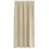 Rideaux occultants 2 pcs Crème 140 x 175 cm Velours 535694535694