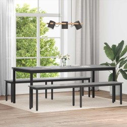 banc Gris Sonoma 200 x 35 x 45 cm Bois d'ingénierie 535703535703