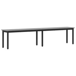 banc Gris Sonoma 200 x 35 x 45 cm Bois d'ingénierie 535703535703