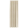 Rideaux occultants 2 pcs Crème 140 x 260 cm Velours 535707535707