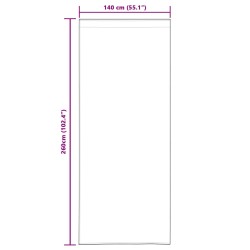 Rideaux occultants 2 pcs Crème 140 x 260 cm Velours 535707535707
