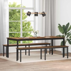 banc Bois ancien 200 x 35 x 45 cm Bois d'ingénierie 535713535713