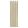 Rideaux occultants 2 pcs Crème 140 x 245 cm Velours 535716535716