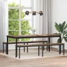 banc Chêne Fumé 200 x 35 x 45 cm Bois d'ingénierie 535717535717