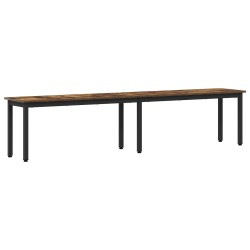 banc Chêne Fumé 200 x 35 x 45 cm Bois d'ingénierie 535717535717