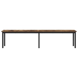banc Chêne Fumé 200 x 35 x 45 cm Bois d'ingénierie 535717535717