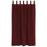 Rideaux occultants 2 pcs Bordeaux 140 x 175 cm Velours 535718535718