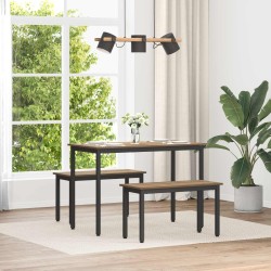 banc Chêne artisan 80 x 35 x 45 cm Bois d'ingénierie 535722535722