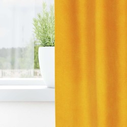 Rideaux occultants 2 pcs Jaune moutarde 140 x 140 cm Velours 535724535724