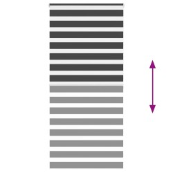 Store zèbre noir 100x200 cm largeur du tissu 95,9 cm polyester 535726535726