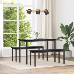 banc Chêne noir 110 x 35 x 45 cm Bois d'ingénierie 535729535729