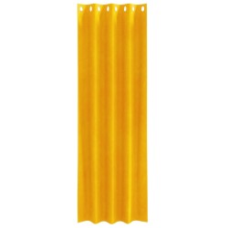Rideaux occultants 2 pcs Jaune moutarde 140 x 245 cm Velours 535731535731