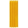 Rideaux occultants 2 pcs Jaune moutarde 140 x 245 cm Velours 535731535731