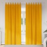 Rideaux occultants 2 pcs Jaune moutarde 140 x 245 cm Velours 535732535732