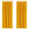 Rideaux occultants 2 pcs Jaune moutarde 140 x 245 cm Velours 535732535732
