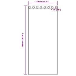Rideaux occultants 2 pcs Jaune moutarde 140 x 260 cm Velours 535734535734