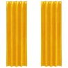 Rideaux occultants 2 pcs Jaune moutarde 140 x 225 cm Velours 535735535735