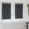 Rideaux occultants 2 pcs Gris clair 140 x 140 cm Velours 535737535737