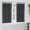 Rideaux occultants 2 pcs Gris clair 140 x 175 cm Velours 535739535739