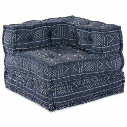 Unité de canapé modulaire Impression Indigo 70 x 70 x 56 cm 535741535741