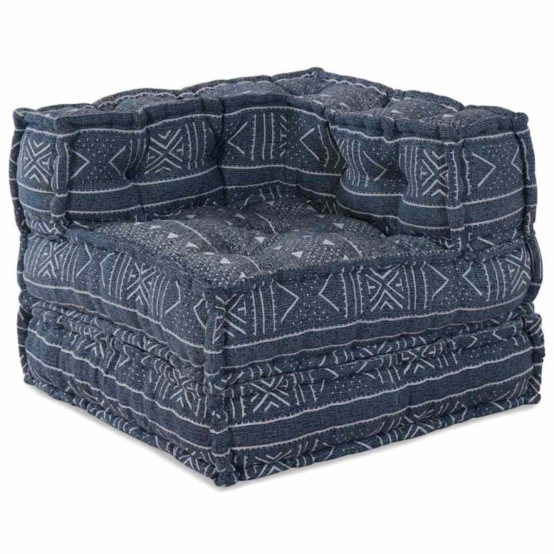 Unité de canapé modulaire Impression Indigo 70 x 70 x 56 cm 535741535741
