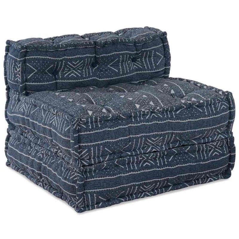 Unité de canapé modulaire Impression Indigo 70 x 70 x 56 cm 535742535742