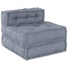 Unité de canapé modulaire Gris 70 x 70 x 56 cm Tissu 535747535747