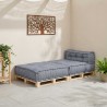 Unité de canapé modulaire Gris 70 x 70 x 56 cm Tissu 535747535747