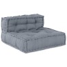 Unité de canapé modulaire Gris 70 x 70 x 56 cm Tissu 535747535747