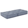 Unité de canapé modulaire Gris 70 x 70 x 36 cm Tissu 535748535748