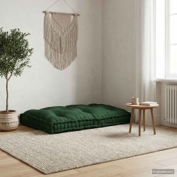 Coussin de canapé sur palette Vert 120 x 80 x 12 cm Tissu 535749535749