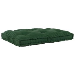 Coussin de canapé sur palette Vert 120 x 80 x 12 cm Tissu 535749535749