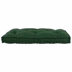 Coussin de canapé sur palette Vert 120 x 80 x 12 cm Tissu 535749535749