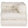 Canapé modulaire crème 70x70x54 tissu 535751535751