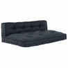 Coussin de canapé sur palette 2 pcs Anthracite 120 x 80 x 38 cm 535755535755