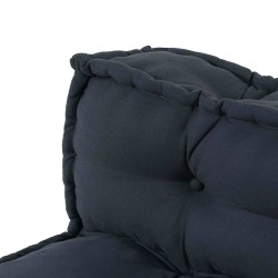 Coussin de canapé sur palette 2 pcs Anthracite 120 x 80 x 38 cm 535755535755