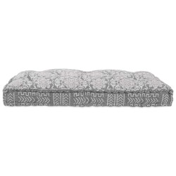 Coussin de canapé sur palette Gris clair 120 x 80 x 12 cm Tissu 535756535756