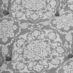 Coussin de canapé sur palette Gris clair 120 x 80 x 12 cm Tissu 535756535756