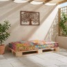 Coussin de canapé sur palette Multicolore 120 x 80 x 12 cm 535757535757